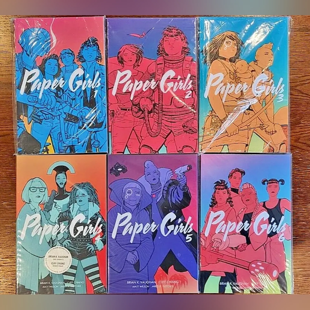 PAPER GIRLS Volumes 1 2 3 4 5 6 Graphic Novels TPB Brian K. Vaughan Image Comics
